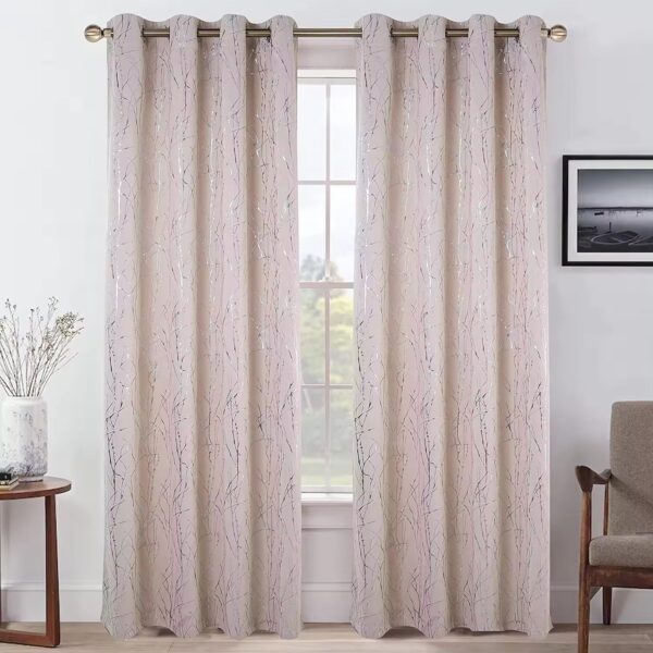 Automatic Curtain Blinds Window Shade Blackout for Hotel Customized Fireproof Drapes