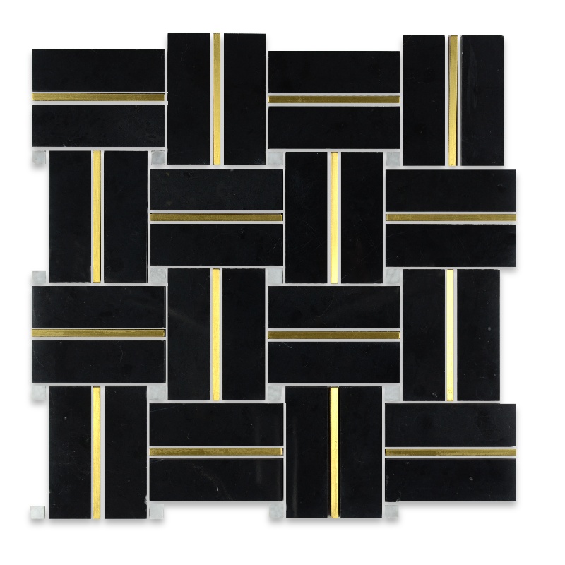 Marble and Rectangle Glass Mosaic Tile for Kitchen Bathroom Wall Decoration Tiles price