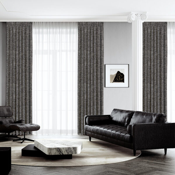 Blackout and Thermal Insulated Modern Design Smart Home Custom Curtains & Valances OEM/ODM Fbaric Product