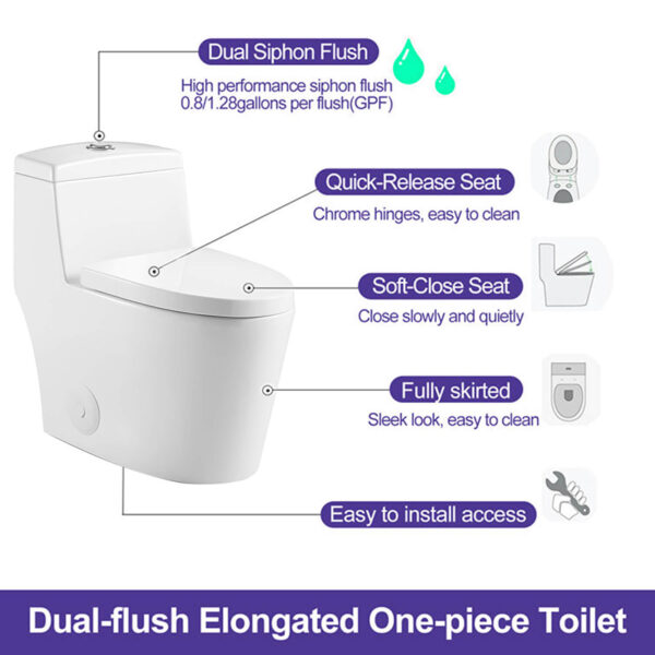 Wholesale Cupc Wc Sanitary Ware Bathroom Siphonic Ceramic One Piece Toilet