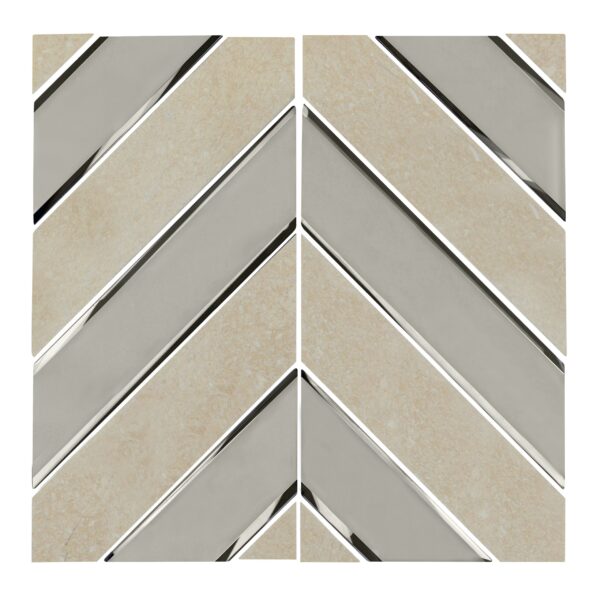 Border parallelogram Glass Mosaic Tile Kitchen Bathroom Wall Decoration Tiles