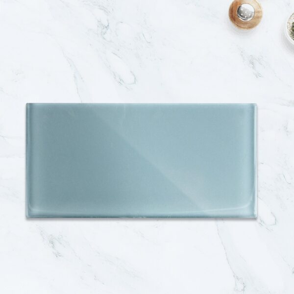 Light green Glass Mosaic Tile Kitchen Bathroom Wall Decoration Tiles