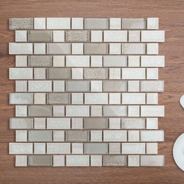 Mosaic Supplier Wholesale Marble Square Glass Mosaic Tile for Kitchen Bathroom Wall Decoration Tiles