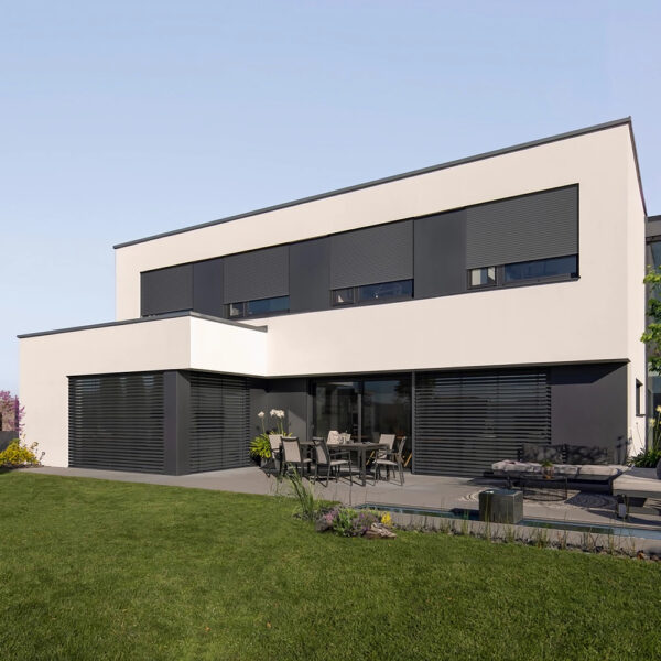 50mm Aluminum Venetian Blinds for Outdoor Projects Smart Electric Window Cover Waterproof Sunproof Horizontal Built-In