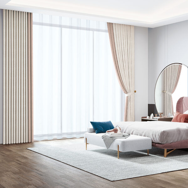 Modern Design Smart Home Compatible Flame Retardant Blinds and Curtains Custom OEM/ODM Product Genre Curtains & Valances