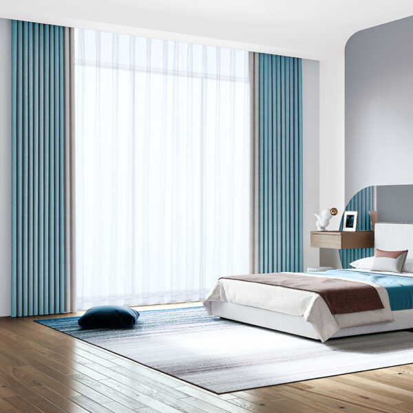 Modern Design Smart Home Compatible Flame Retardant Blinds and Curtains Custom OEM/ODM Product_genre Curtains & Valances
