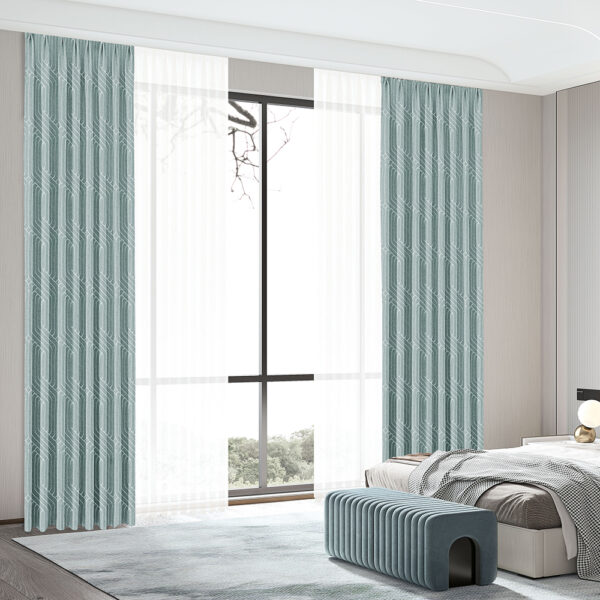 Modern Design Smart Home Compatible Flame Retardant Blinds and Curtains Custom OEM/ODM