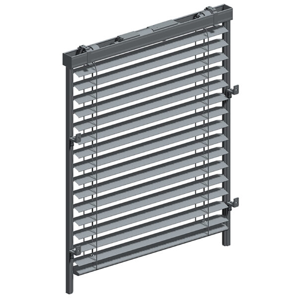 Modern Outdoor Electric 50mm Outdoor Aluminum Venetian Blinds Waterproof Sunproof Window Cover for Project