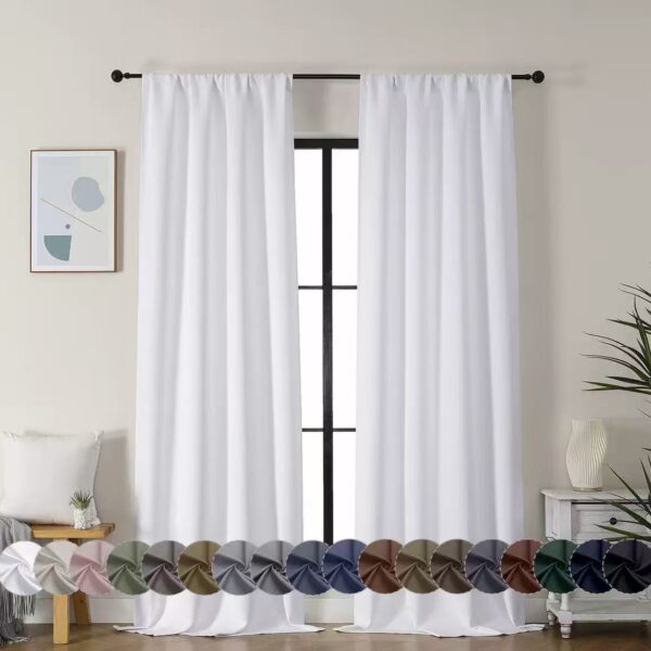 Wholesale High Density Blackout Curtains Grommets OEKO-TEX Certified 100% Polyester All-Season for Bedroom Living Room