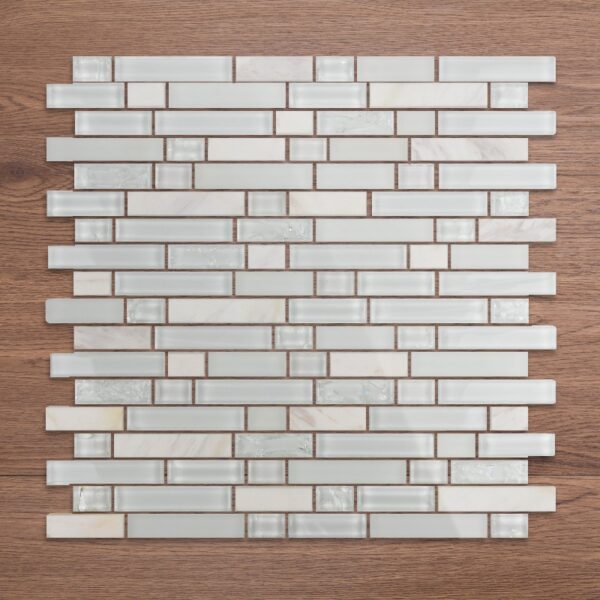 Rectangle Glass Mosaic Tile Kitchen Bathroom Wall Decoration Tiles Mosaic Supplier