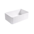 Wholesale Good Quality White Porcelain Apron Front Single Bowl Handmade Farmhouse Kitchen Sink