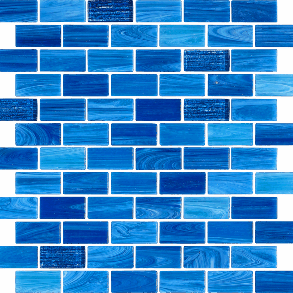 Wholesale Price Outdoor Blue Glass Mosaic Swimming Pool Mosaic Tile