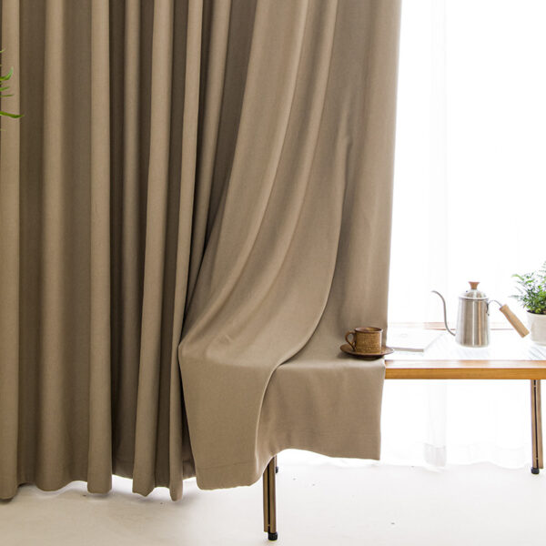 Winter Thermal Insulated Thick Double Sides Matte Luxury Window Curtains for Living Room
