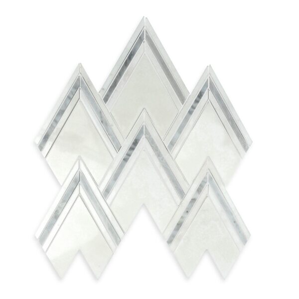 Marble Arrow Glass Mosaic Tile for Kitchen Bathroom Wall Decoration Tiles price